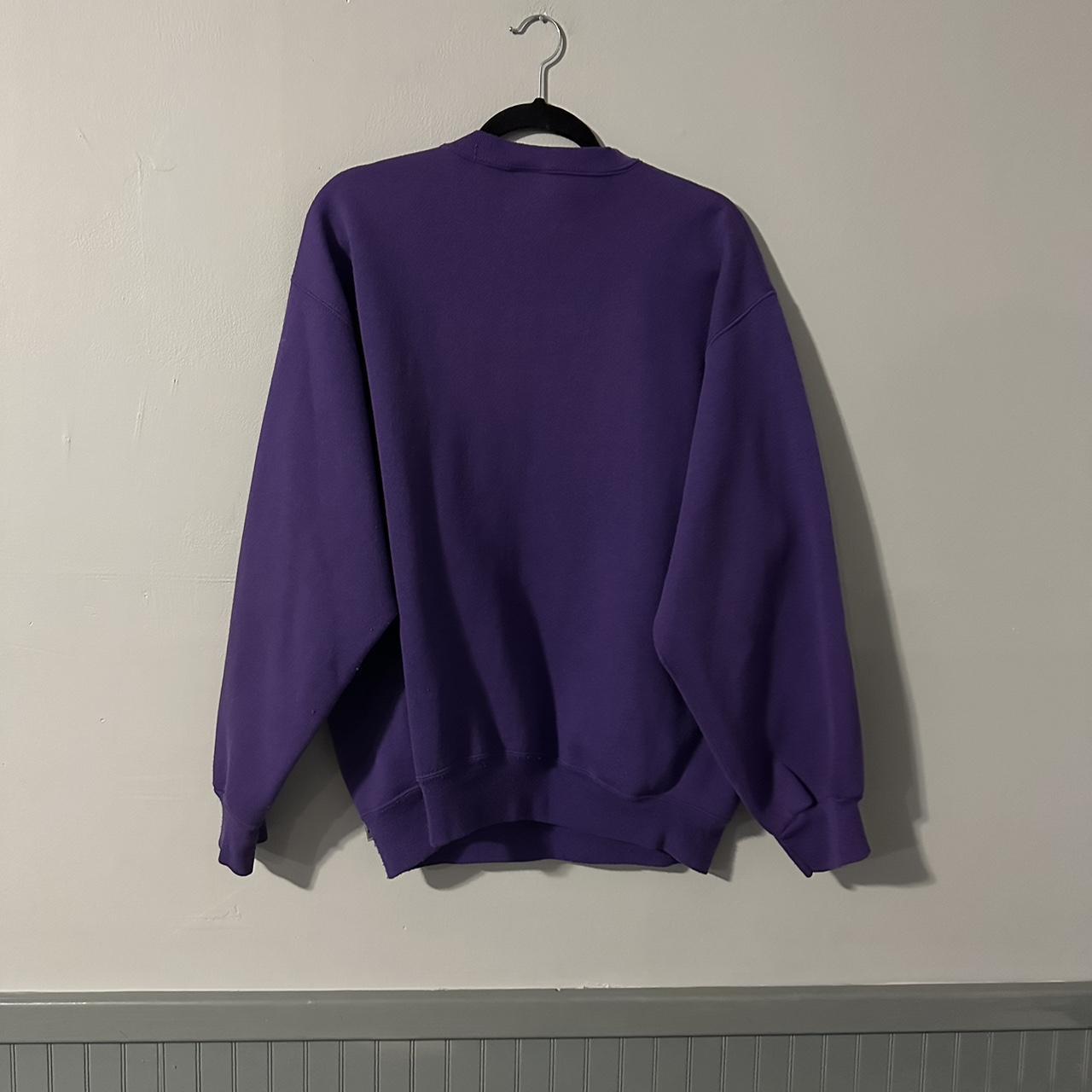 Men's Purple and Yellow Sweatshirt | Depop