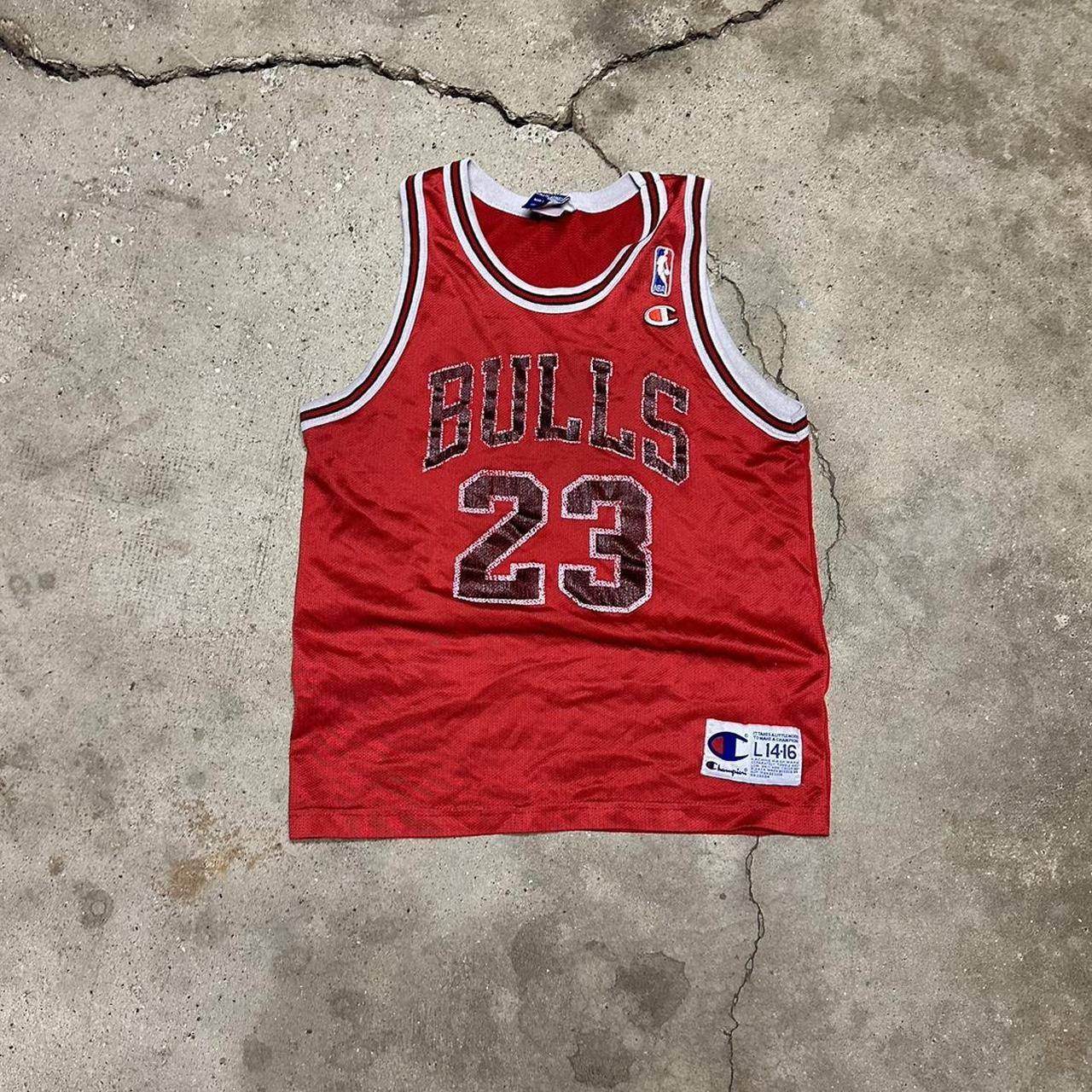 Champion michael jordan cheap bulls jersey