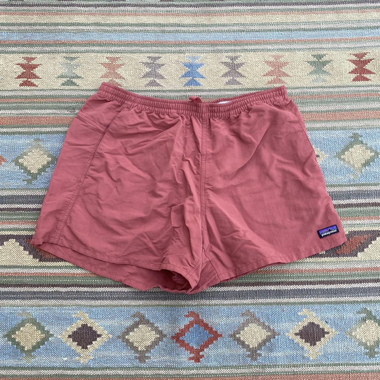 Patagonia Men's Burgundy Shorts Depop