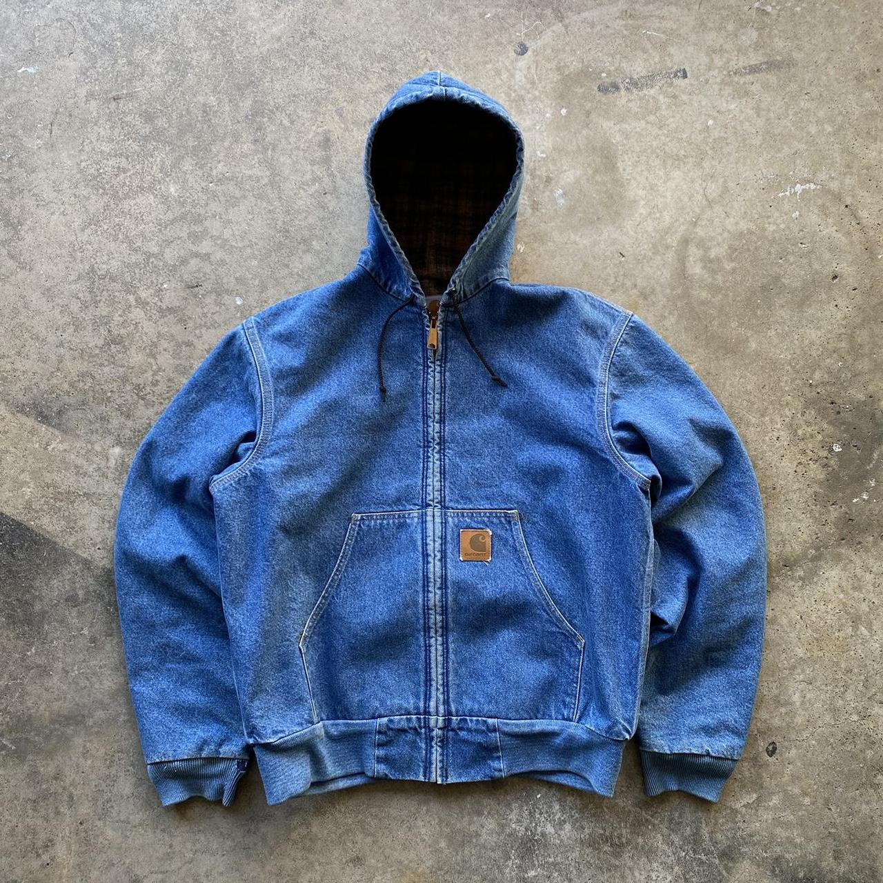 Vintage 90s Y2K ASAP Rocky Denim Carhartt Jacket... - Depop