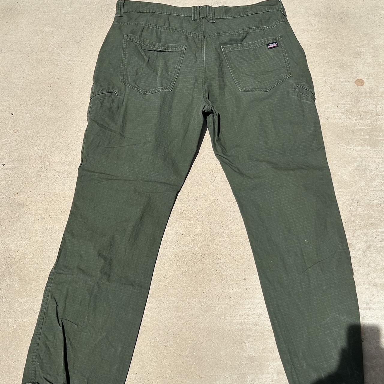 Dickies Men's Green Trousers Depop