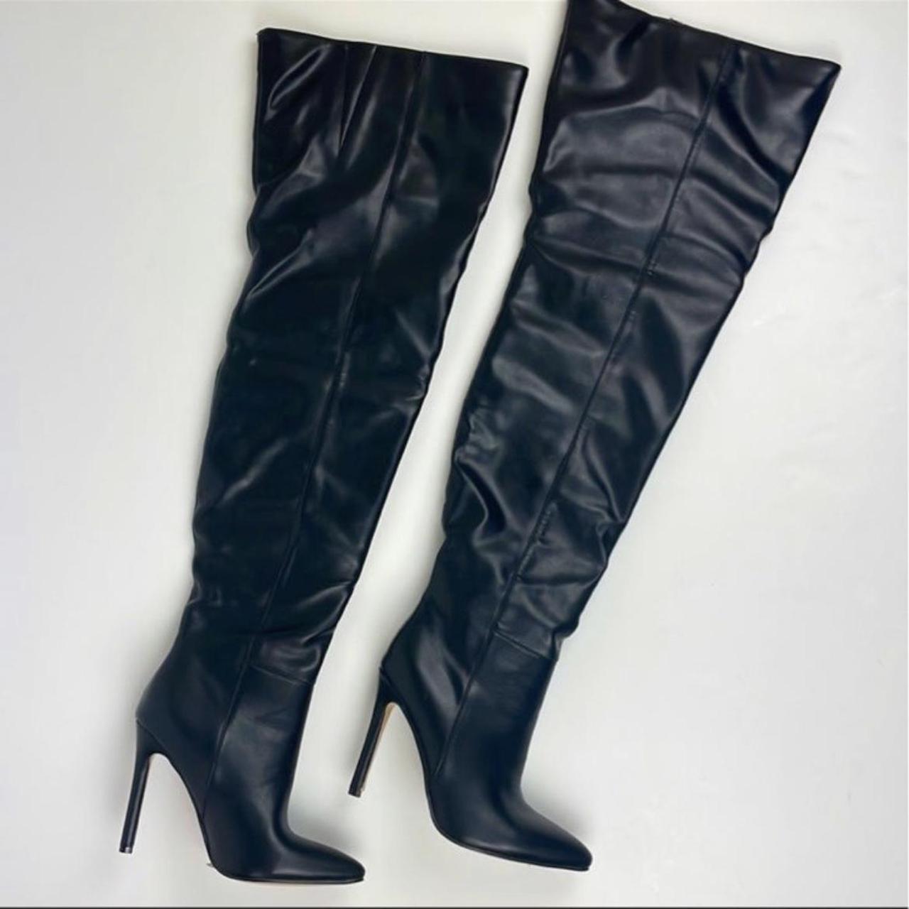 PLT Thigh High Stiletto Boots New without box.... - Depop