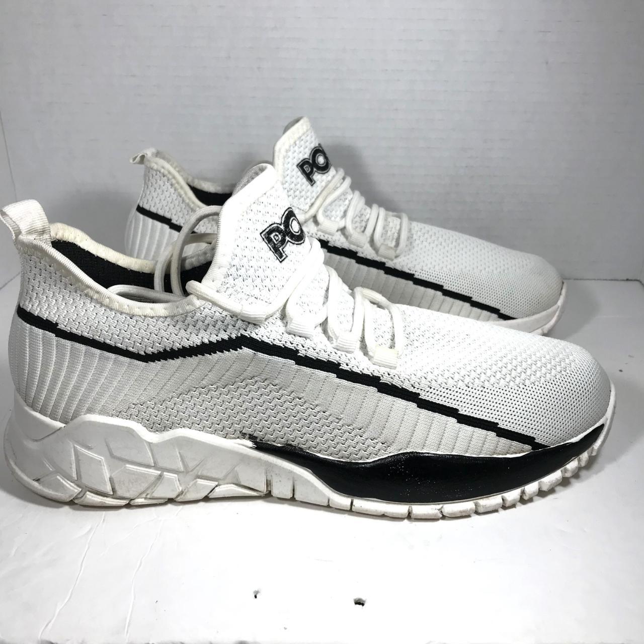 Pony Men's White and Black Trainers