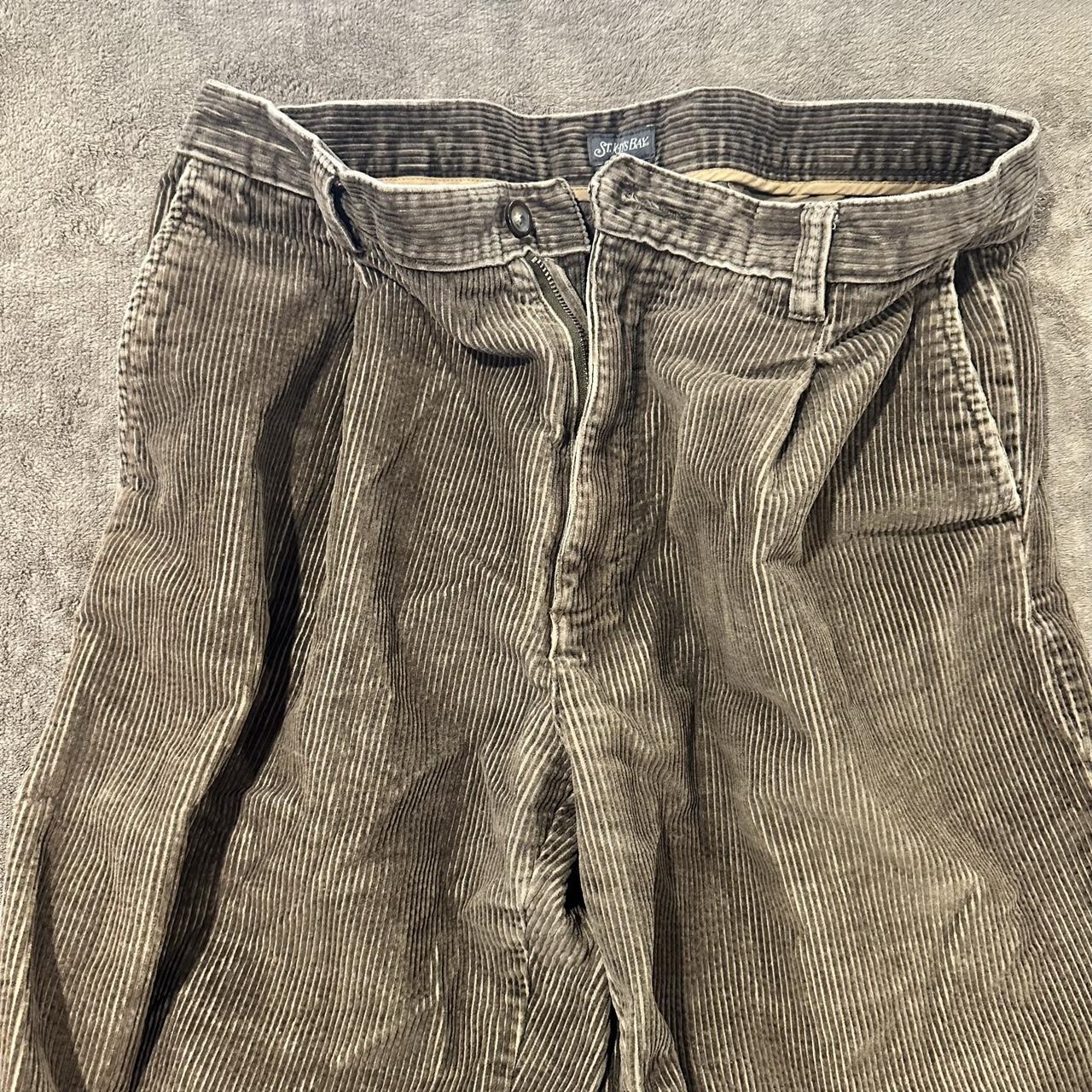 Baggy Brown Vintage Corduroy Pants by St. John’s... - Depop