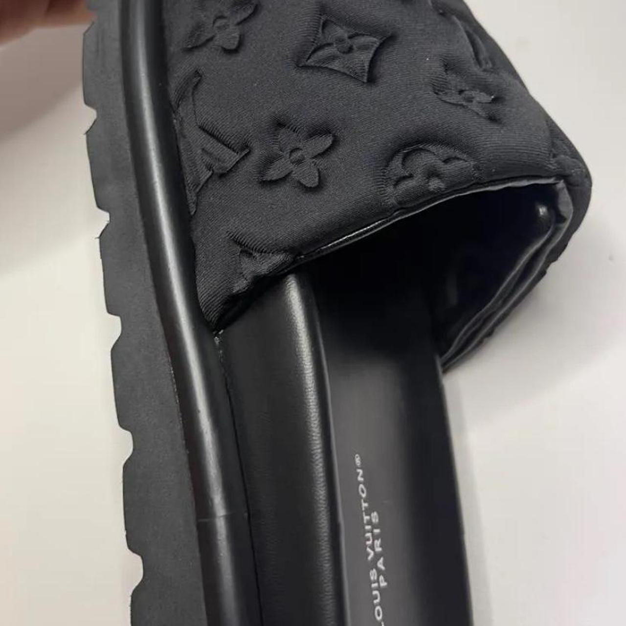 LOUIS VUITTON PILLOW SLIDES BLACK