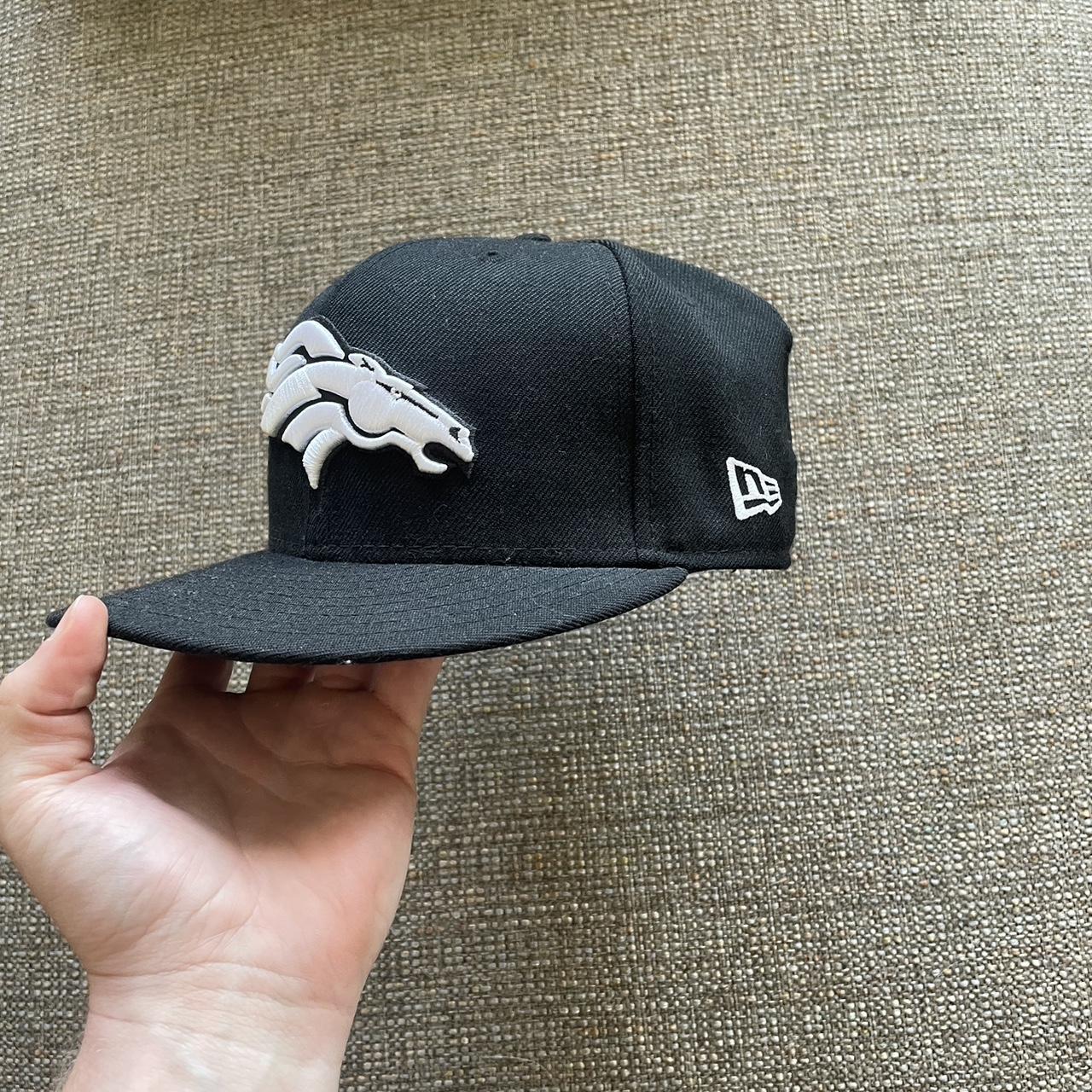 New era flat bill fitted hat Denver Broncos nfl - Depop