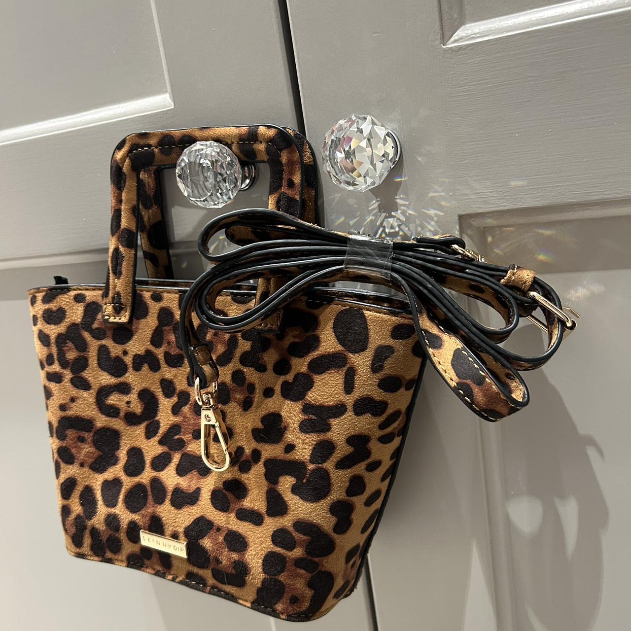 Skinnydip leopard print bag sale