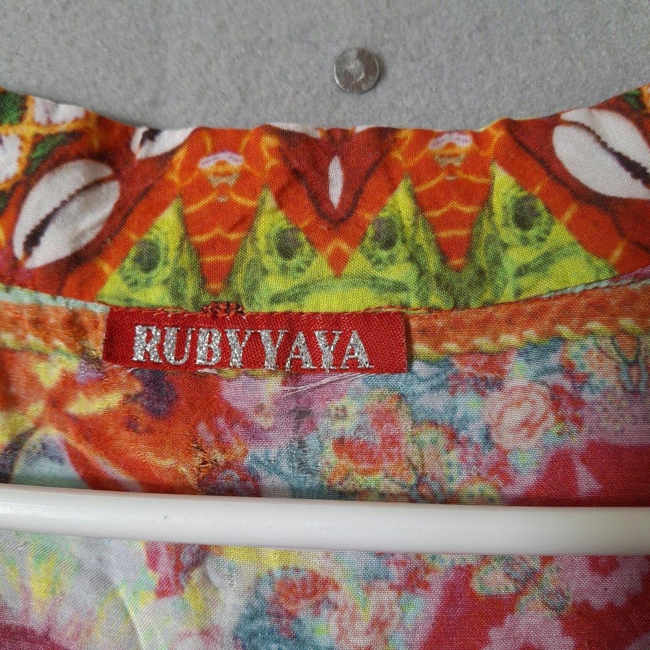 Women's Blouse - Multi - M – Ruby Yaya Patchwork … - image 3