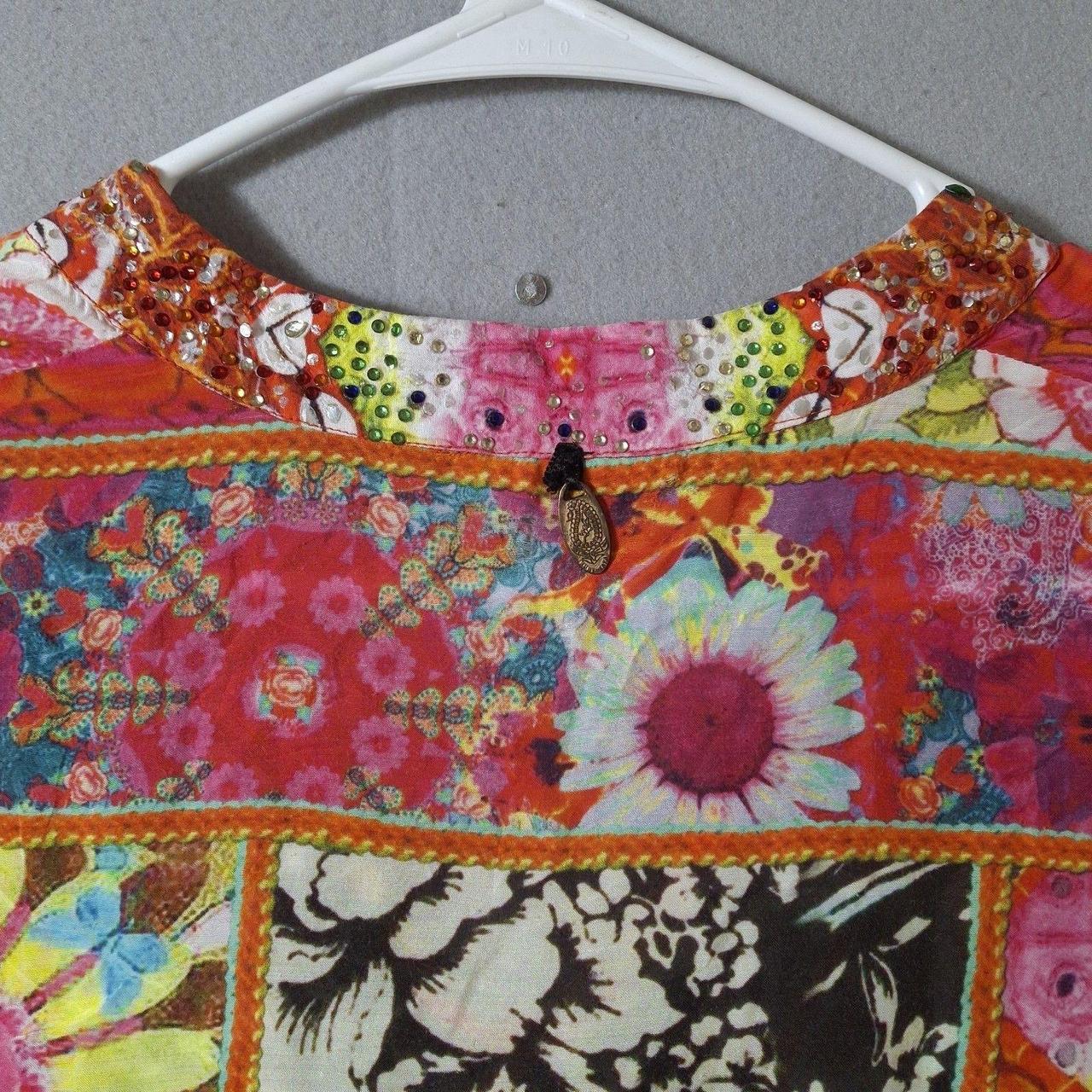 Women's Blouse - Multi - M – Ruby Yaya Patchwork … - image 6