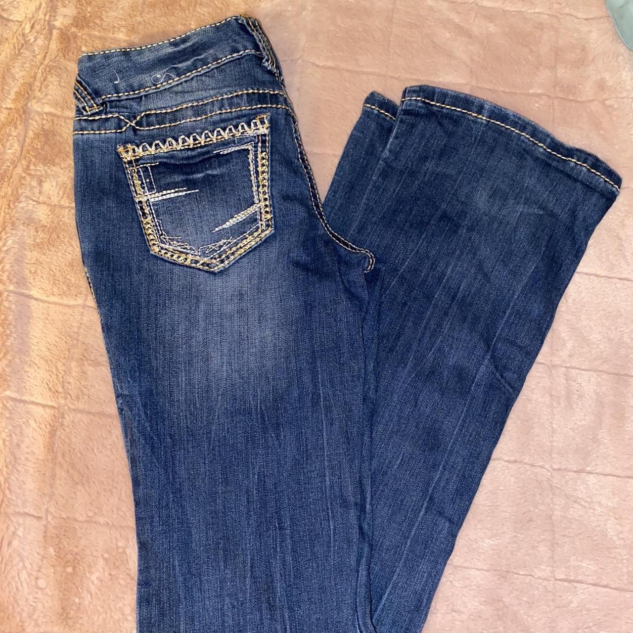 Women's Blue and Navy Jeans | Depop