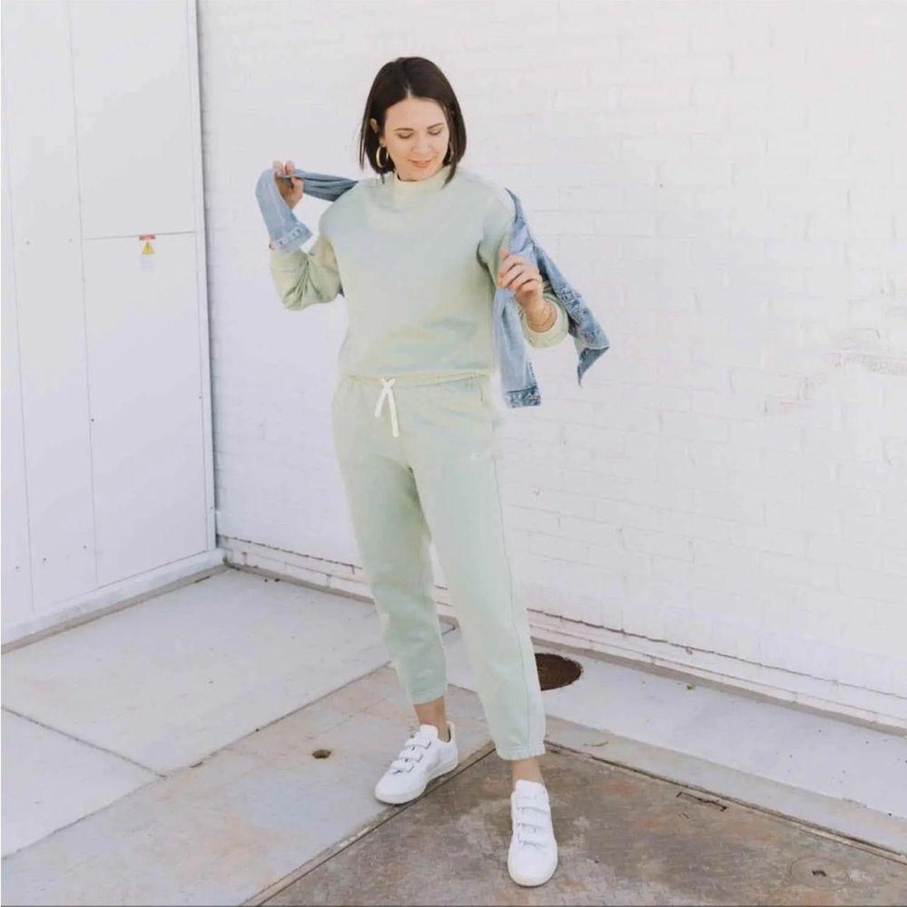 NWT Everlane The Track Jogger in Laurel Light Green Depop