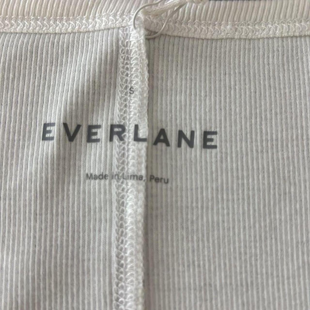 Nwt Everlane The Pima Micro Rib Scoop Neck Tee In Depop