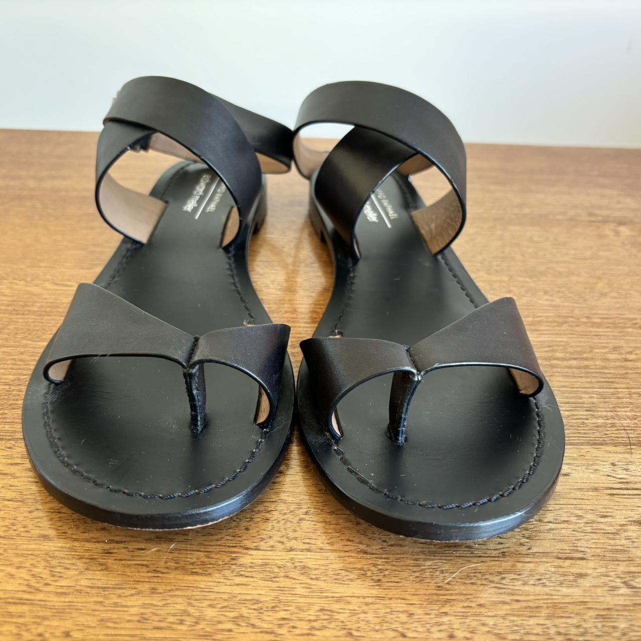 Edward Meller Solinda black leather sandals With... - Depop