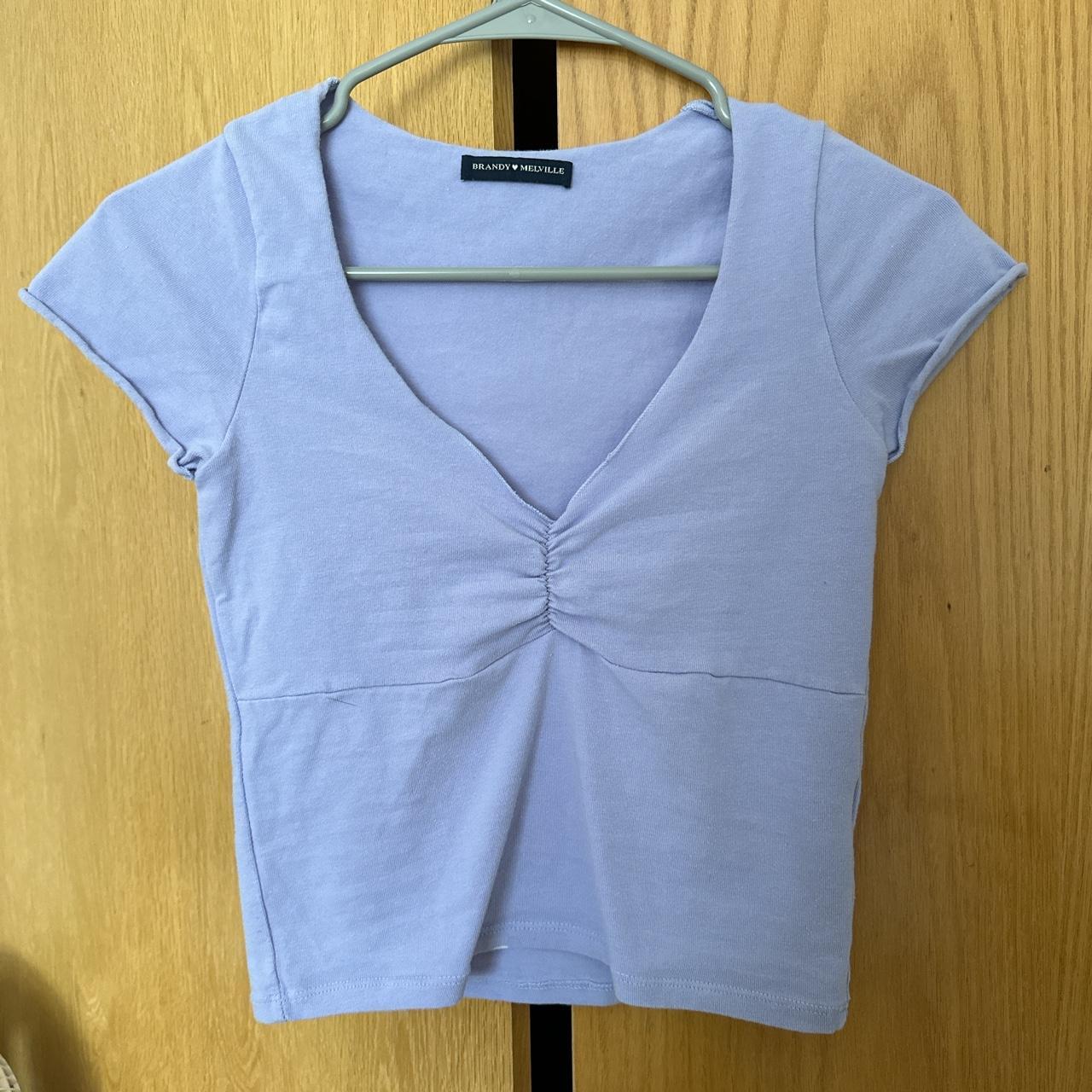 Brandy Melville Purple Gina top no long sold online!... Depop