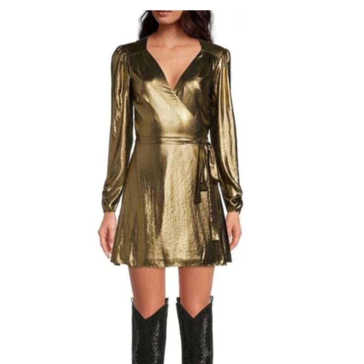 Gianni bini shop gold dress