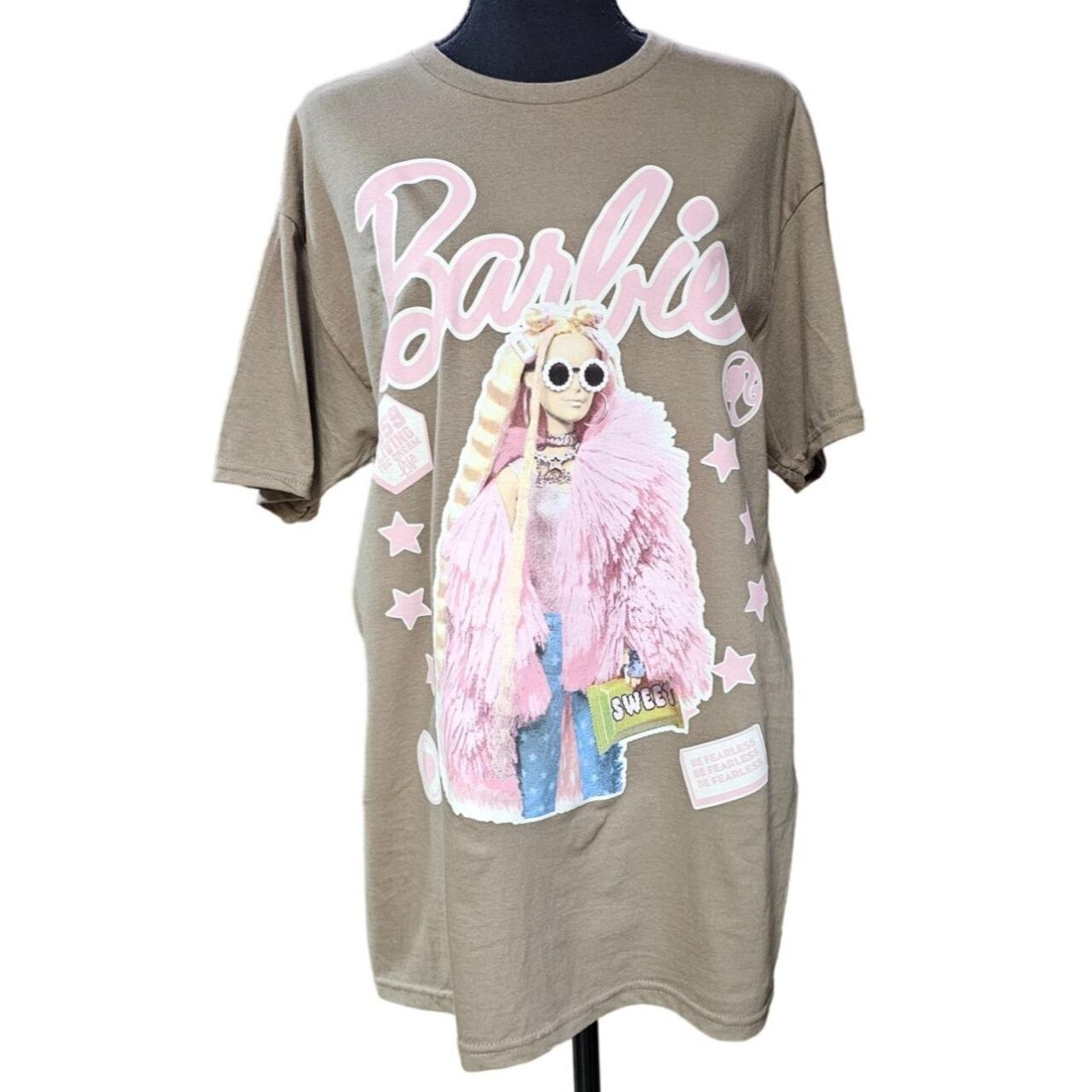 This Barbie Be Fearless t shirt in size medium is. Depop