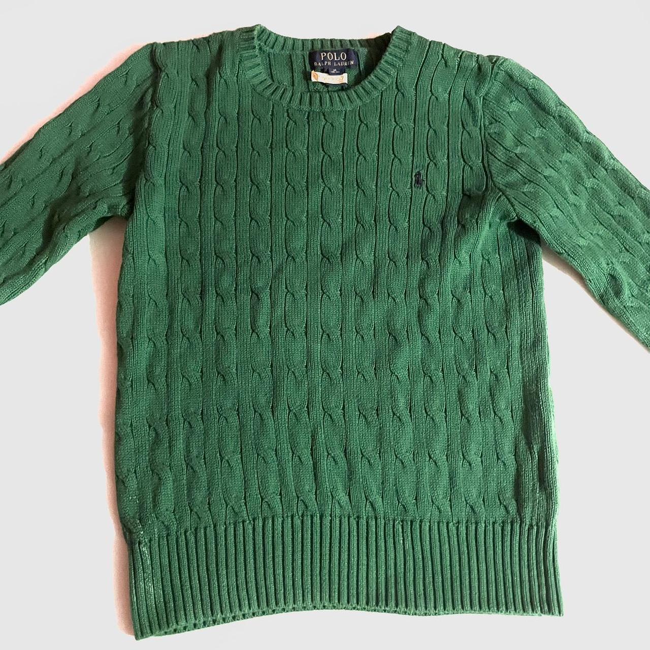 cute Green knitted polo sweater 💚💚 Great brand ... - Depop