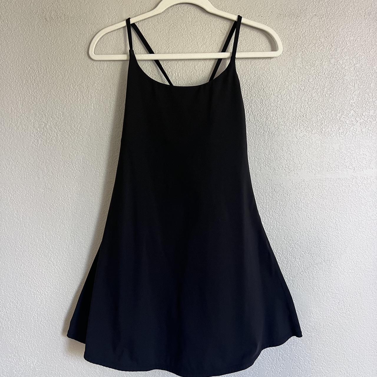 exercise dress with built in bra and shorts w pocket - Depop