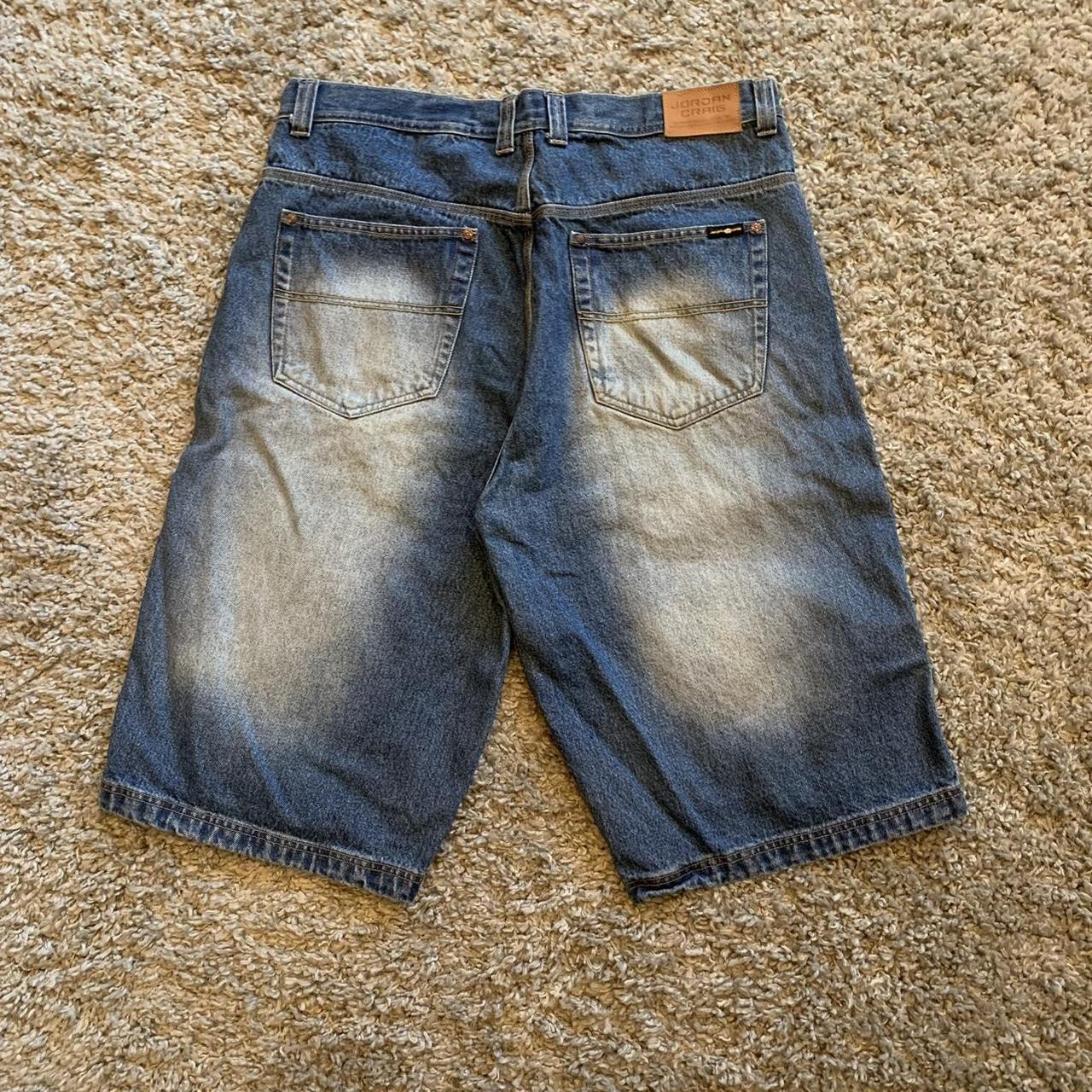 Y2K Jordan Craig jorts / jean shorts Waist 42 12.5”... - Depop