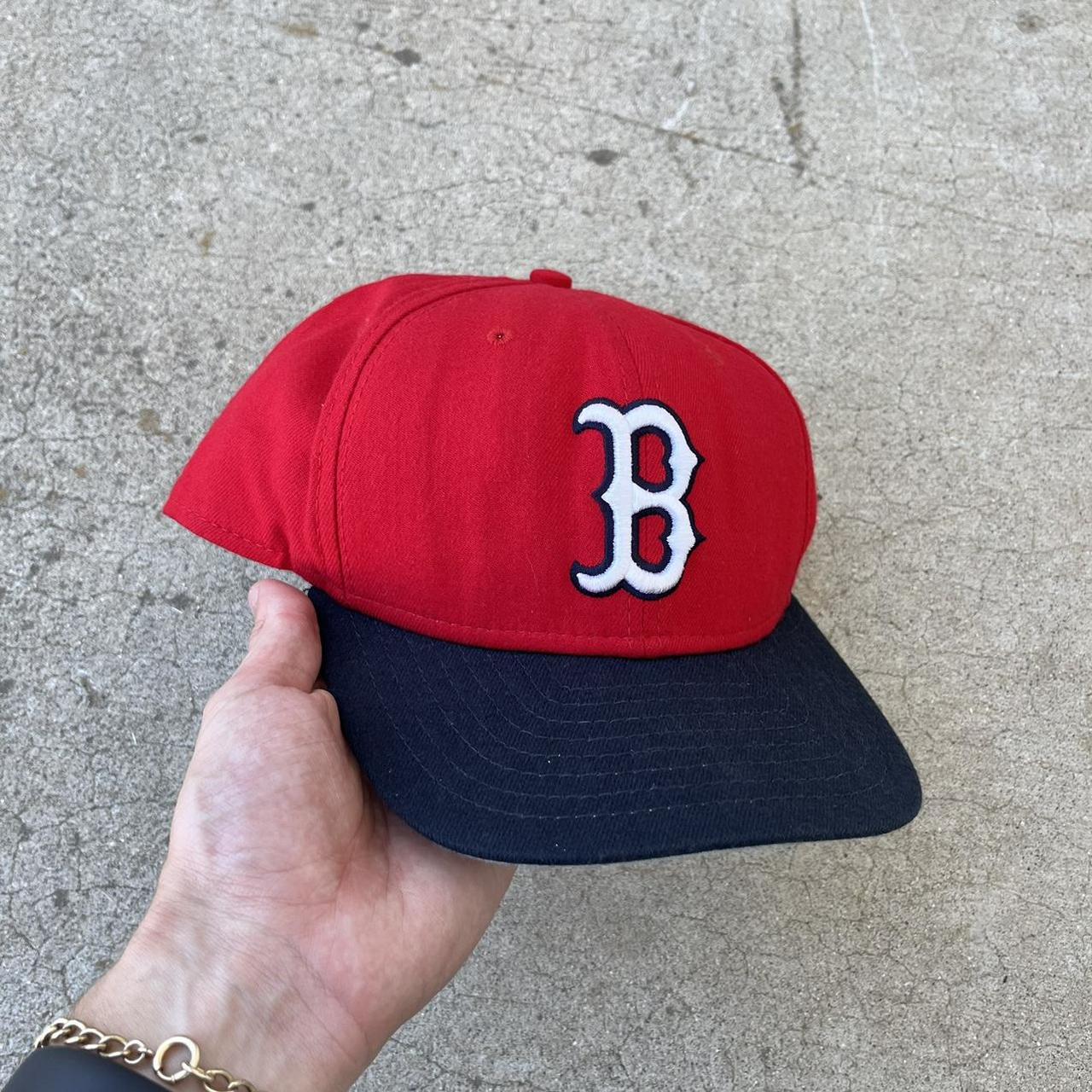 Vintage Boston Red Sox Snapback Hat Boston Braves - Depop