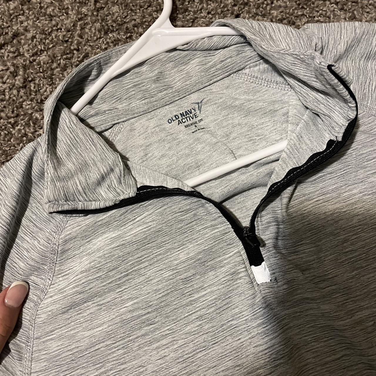Light grey athletic jacket - Depop