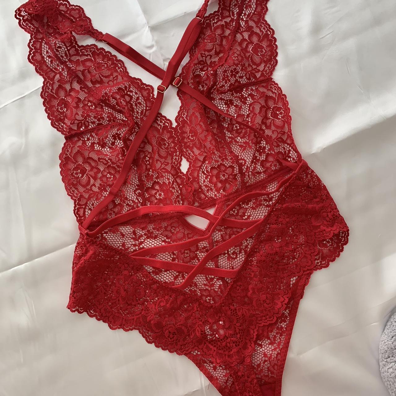 Honey Birdette Women's Red Underwear | Depop