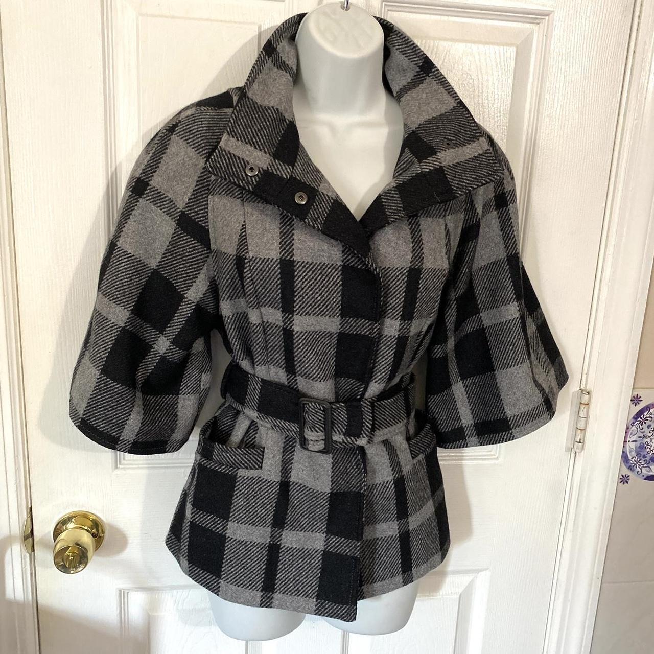 Banana cheapest Republic Buffalo Plaid Coat