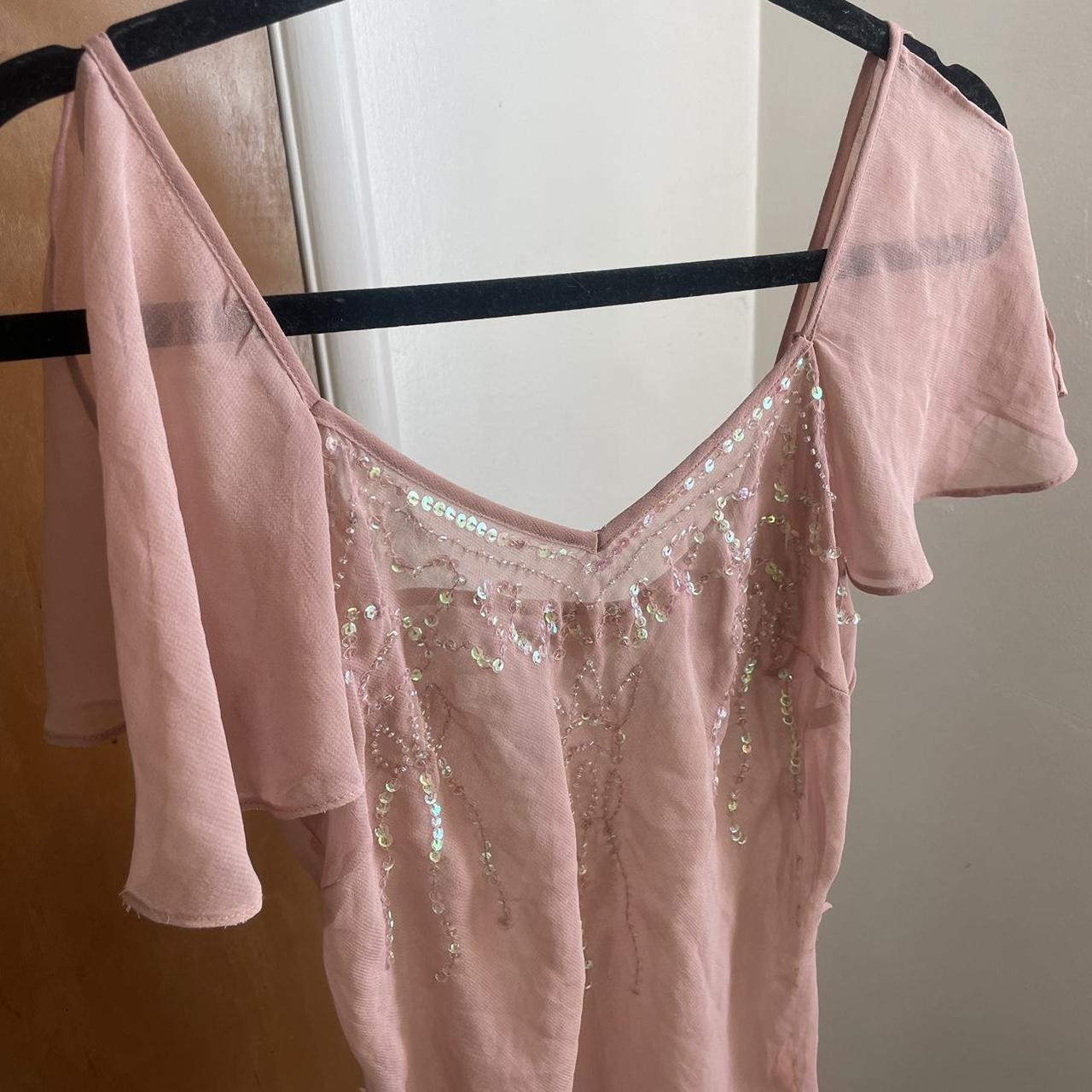 Forever 21 Women's Pink Blouse (2)
