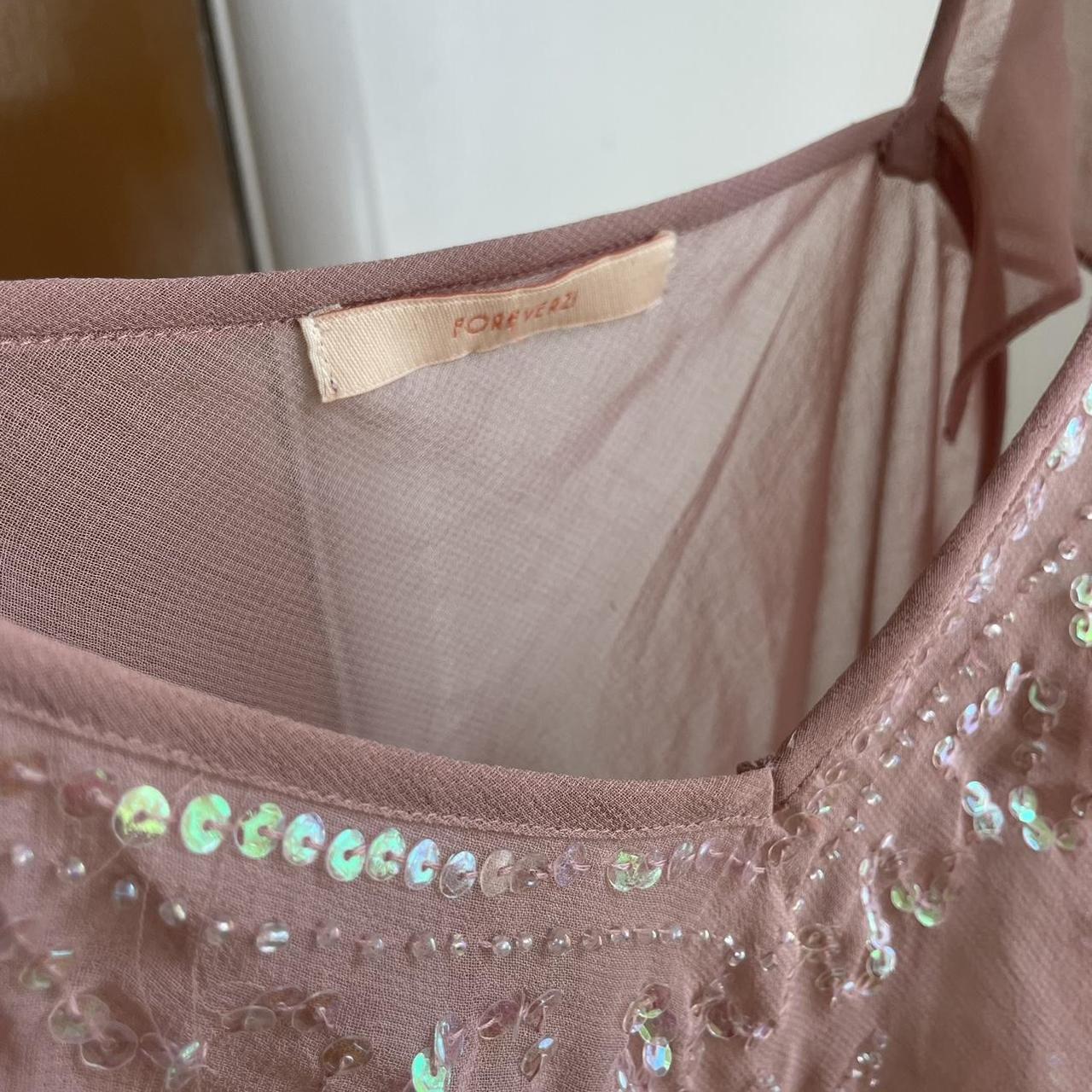 Forever 21 Women's Pink Blouse (4)