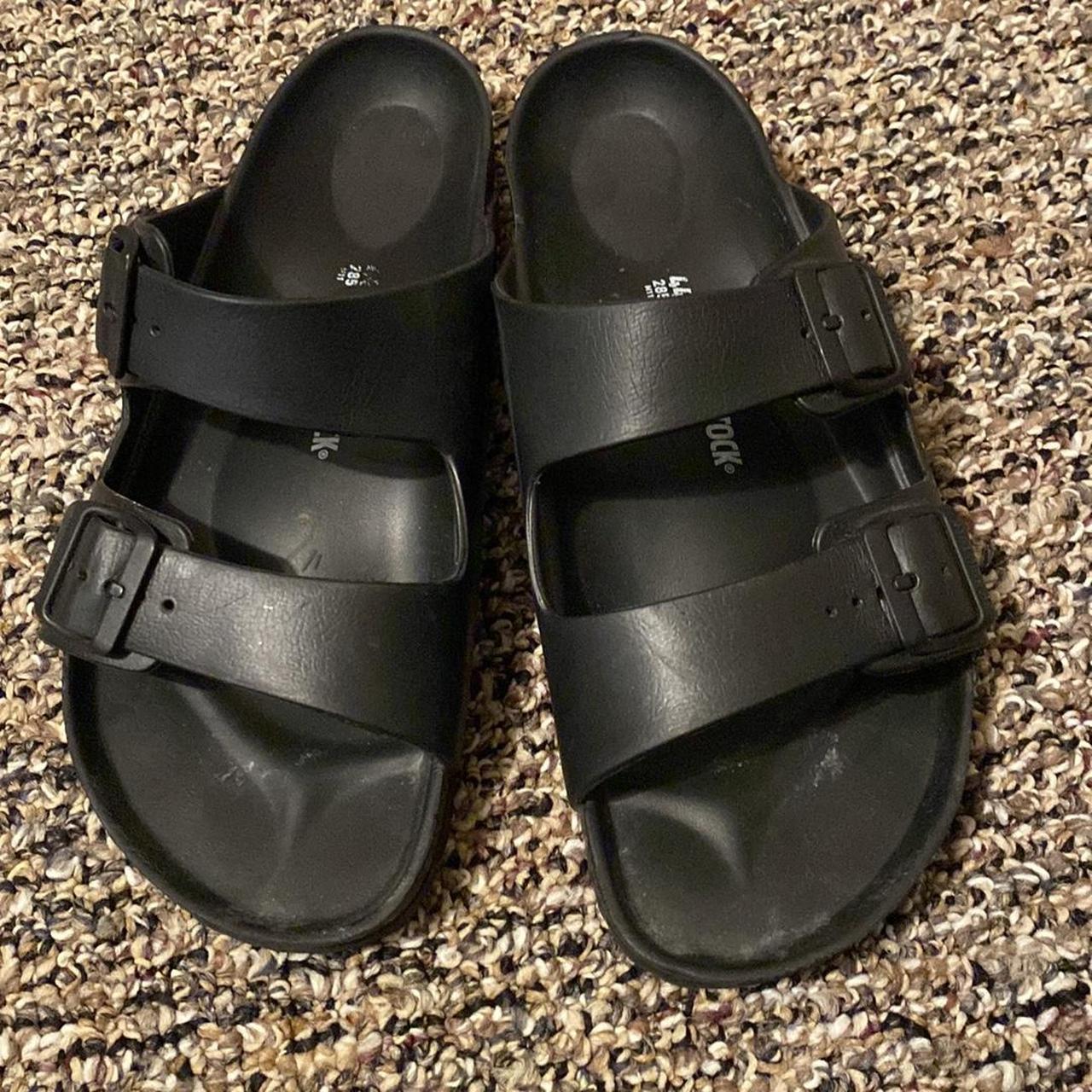 birkenstock black rubber womens