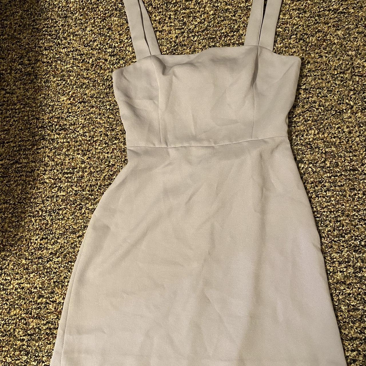 Aritzia WILFRED New Ecoulement Dress in Light pale. Depop