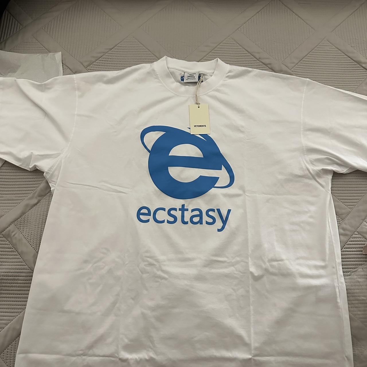 Vetements ecstasy hot sale t shirt