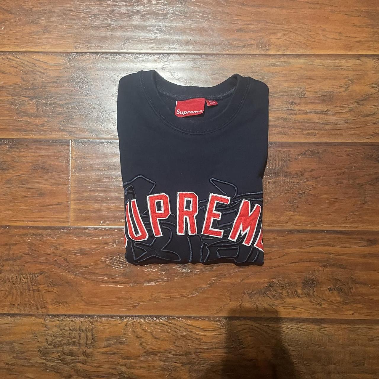 supreme kanji logo crew neck