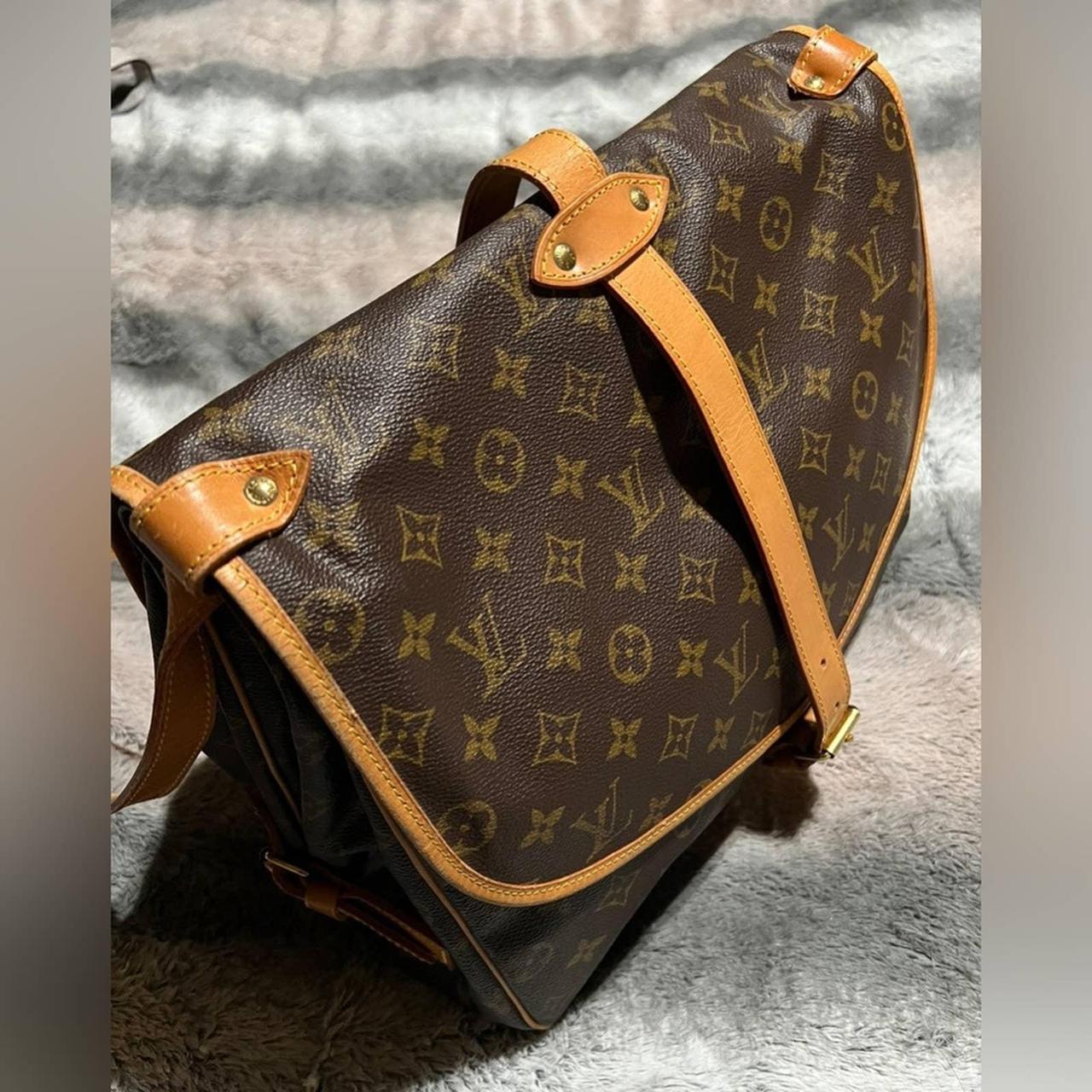 Louis Vuitton Monogram Saumur 35 Crossbody Bag... - Depop