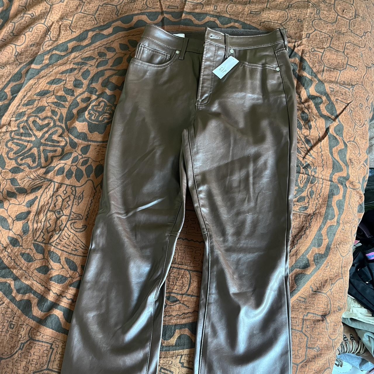 GAP leather pants - Depop