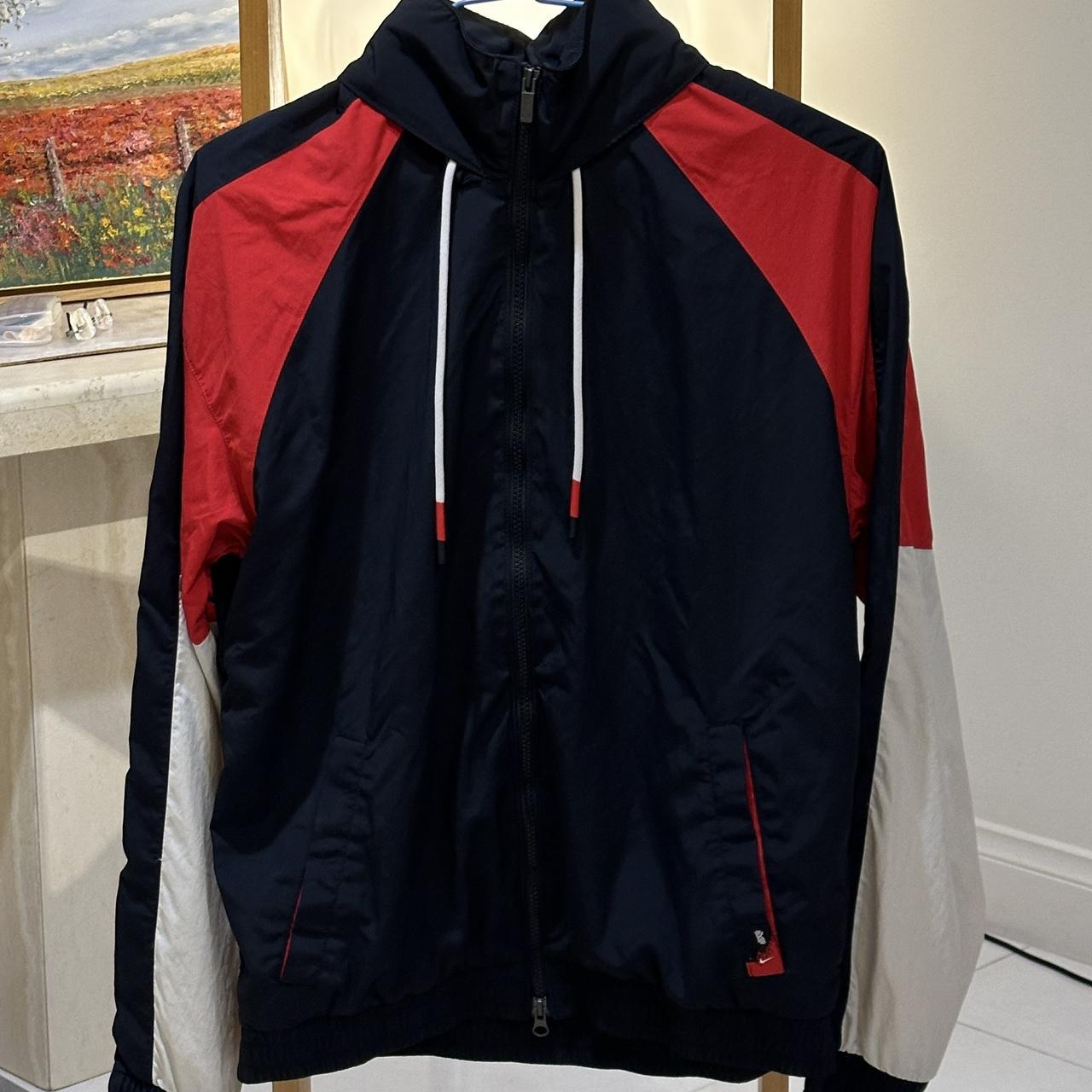 ジャケット・アウター NIKE DESIGN NBA KYRIE IRVING SZ LARGE 🔥🏀 Nike Kyrie Irving Retro Windbreak Jacket Full