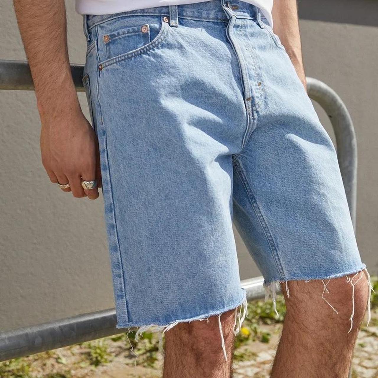 weekday denim shorts