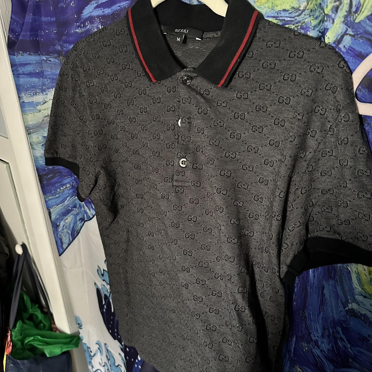 Gucci monogram cheap polo