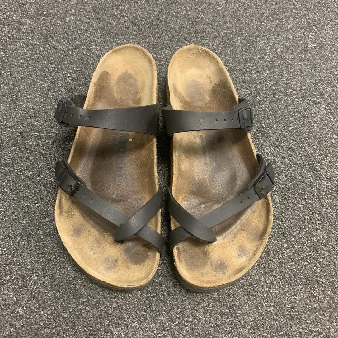 Birkenstock mayari black oiled hot sale leather