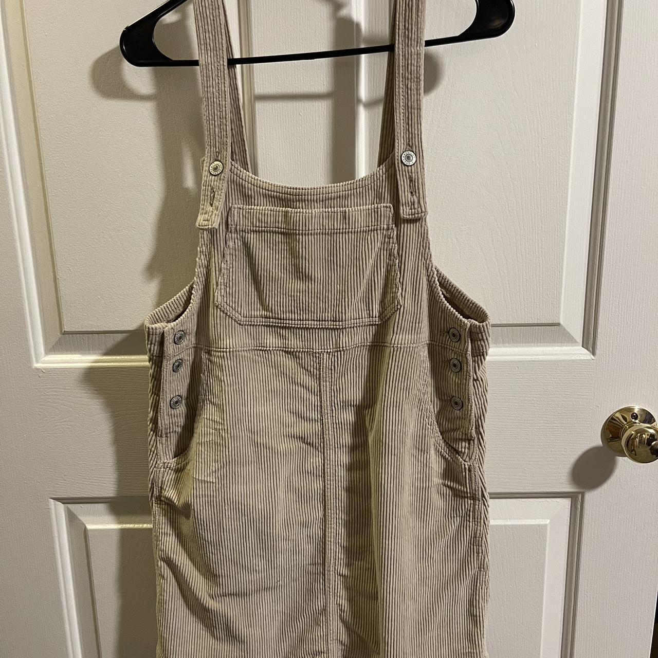 American Eagle Corduroy Overall dress S - Depop