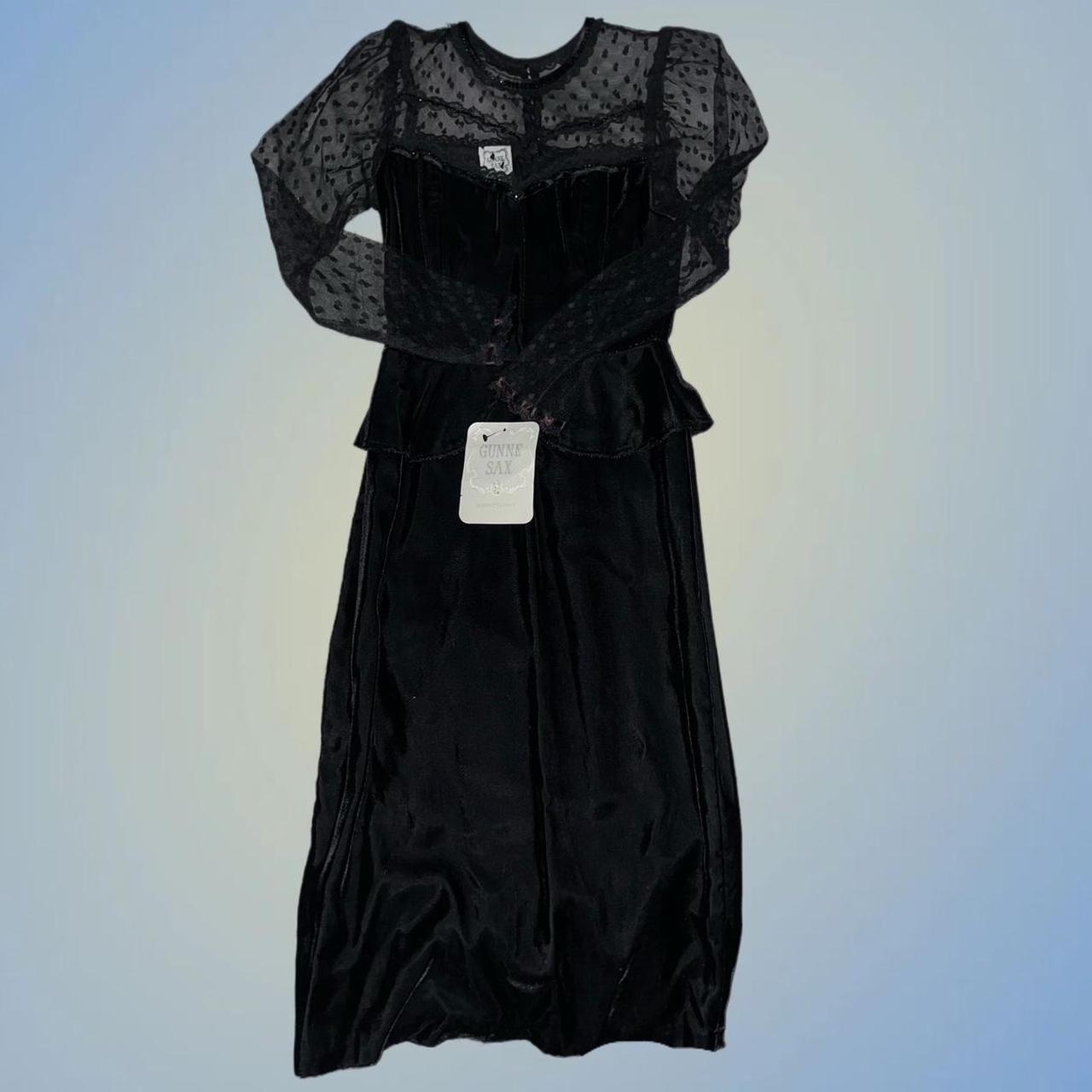 Gunne Sax Women's Black Dress (2)