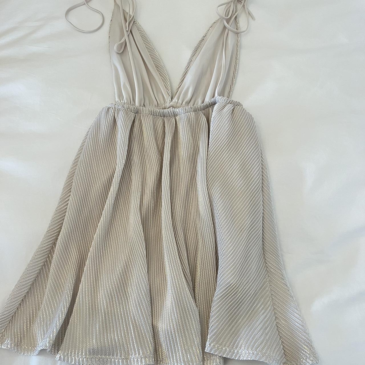 Lucy in the Sky Women's Silver and Gold Dress (5)