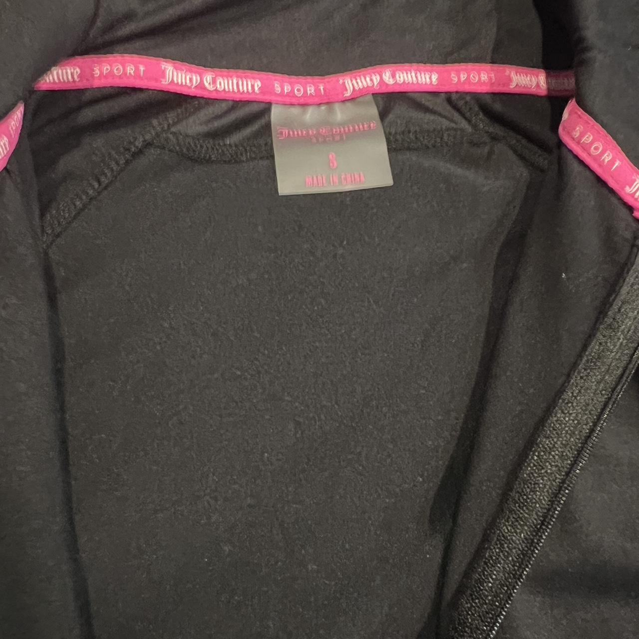 Juicy Couture Women's Black and Pink Jacket | Depop