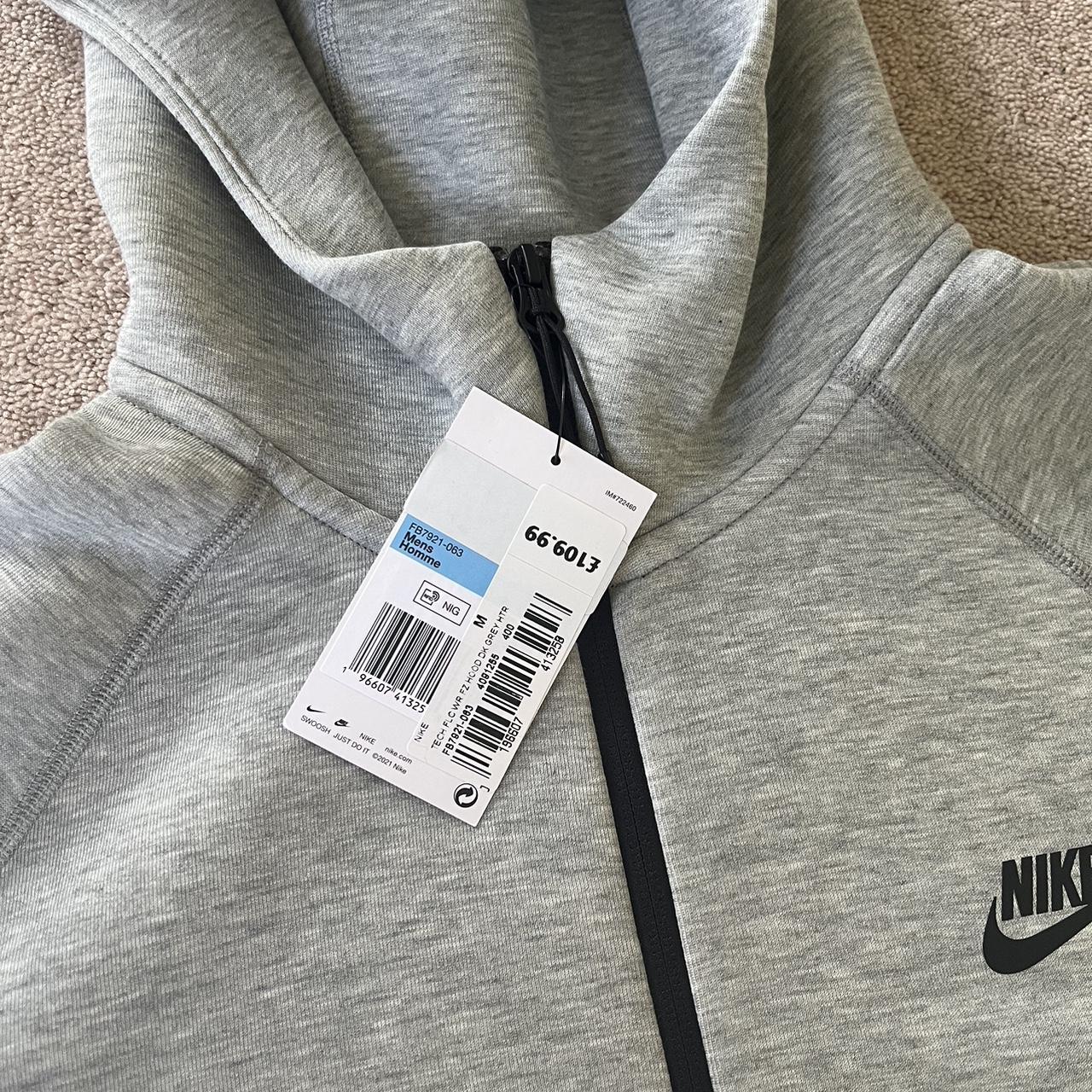 mens grey nike fleece tracksuit