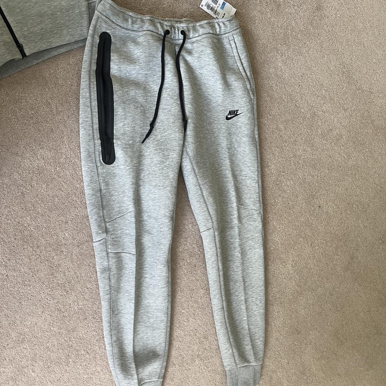 mens nike tech tracksuit grey
