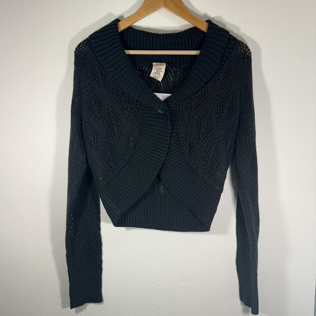 Faded glory black cardigan best sale