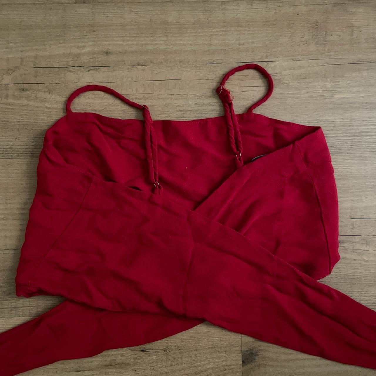 Brandy Melville Women's Red and Black Vests-tanks-camis