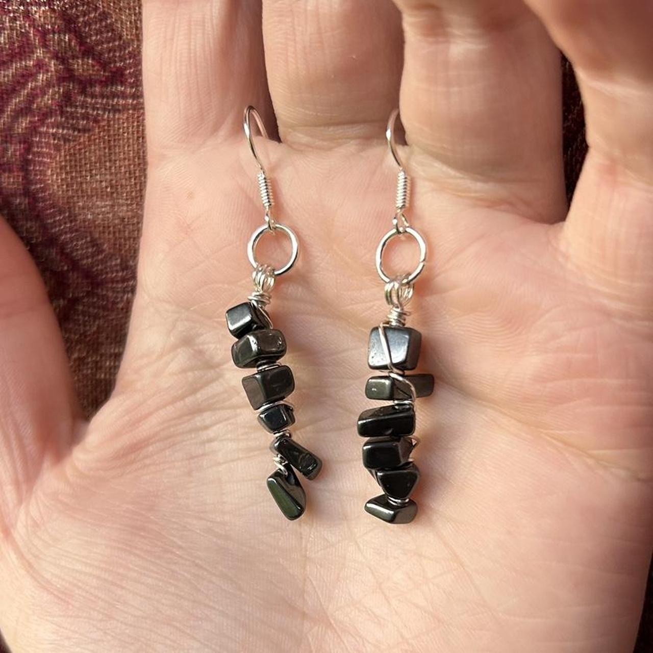 Women's Black and Silver Jewellery