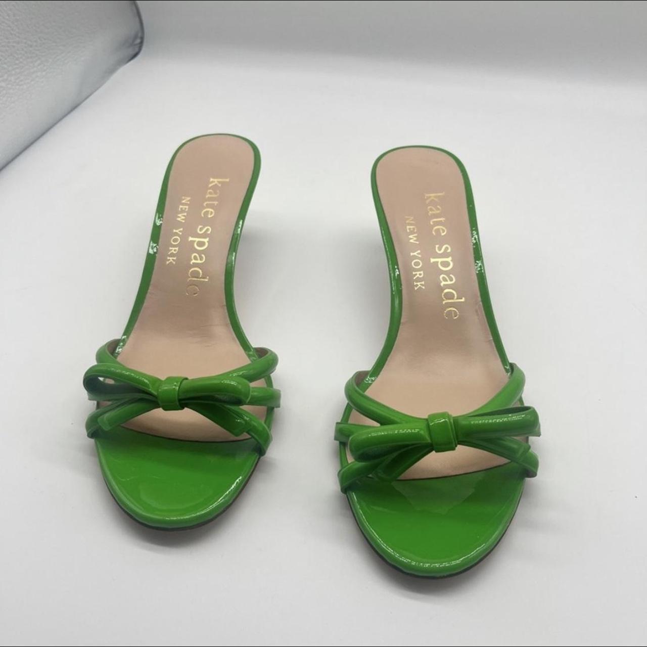 Kate Spade New York Women's Green Slides | Depop