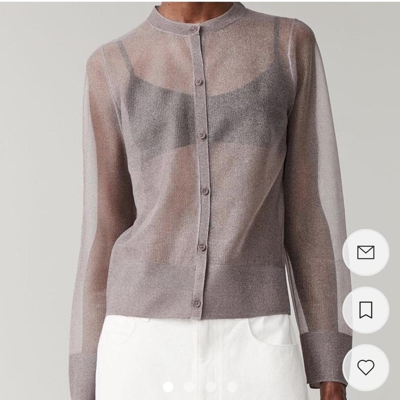 Silver sheer sale cardigan